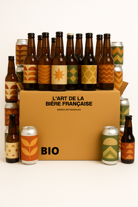 Coffret Bières Bio Artisanales - L'Art de la Bière