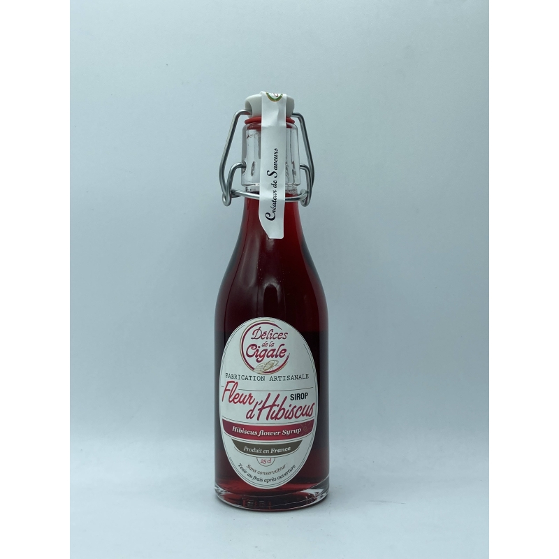 SIROP DE FLEUR D'HIBISCUS - 25 CL Autres boissons