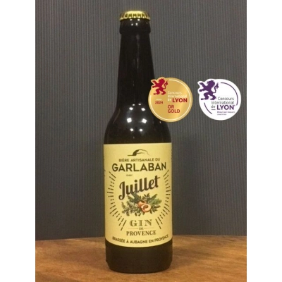 La bière Garlaban Juillet au Gin de Provence sacrée meilleure bière française 2024 - Brasserie Les Deux Font la Bière