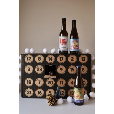 Calendrier de L'Avent de 24 bières blondes Artisanales