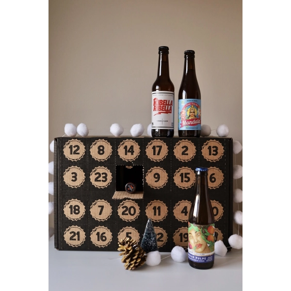 Calendrier de L'Avent 24 Bières BLONDES Artisanales