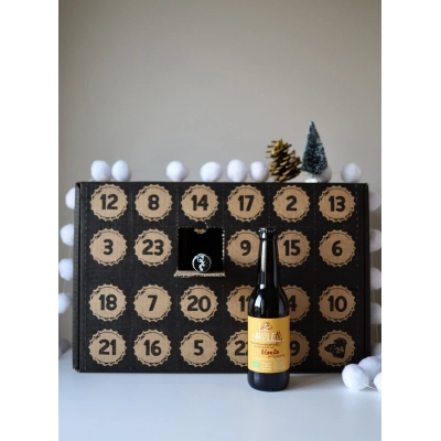 Calendrier de L'Avent de 24 bières Bio Artisanales Françaises