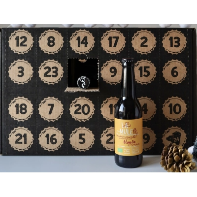 Calendrier de L'Avent de 24 bières Bio Artisanales Françaises