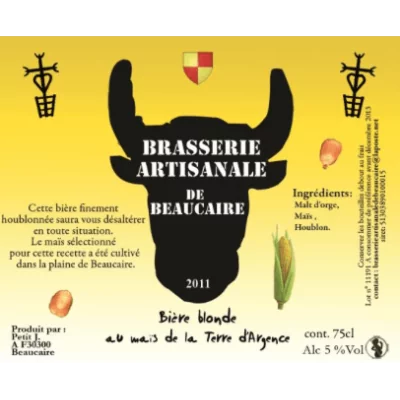 BLONDE AU MAÏS Brasserie de Beaucaire Brasserie de Beaucaire
