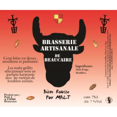 ROUSSE PUR MALT Brasserie de Beaucaire Brasserie de Beaucaire