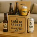 Abonnement Box 6 Bières Mensuel - L'Art de la Bière