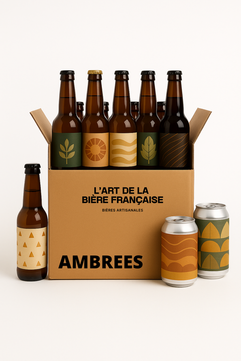 Coffret Bières Ambrées Artisanales - L'Art de la Bière