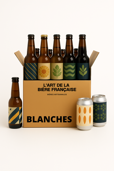 Coffret Bières Blanches Artisanales - L'Art de la Bière