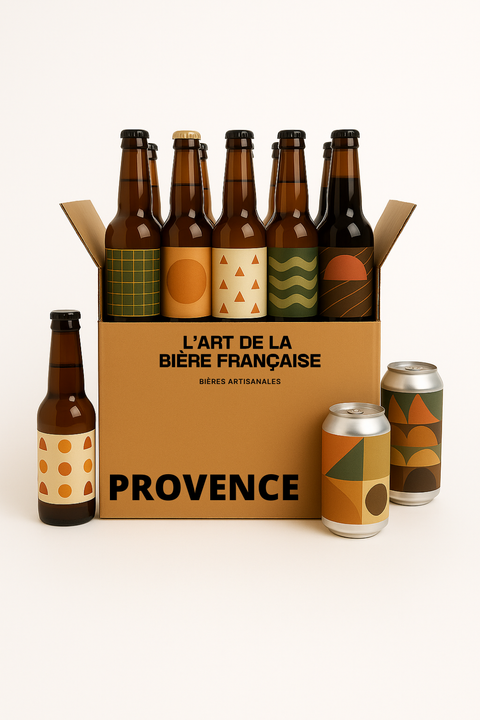 Coffret Bières Artisanales de Provence - L'Art de la Bière