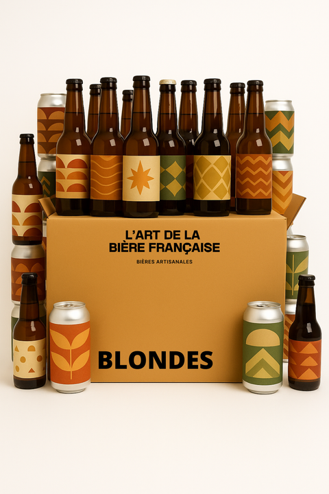 Coffret Bières Blondes Artisanales - L'Art de la Bière