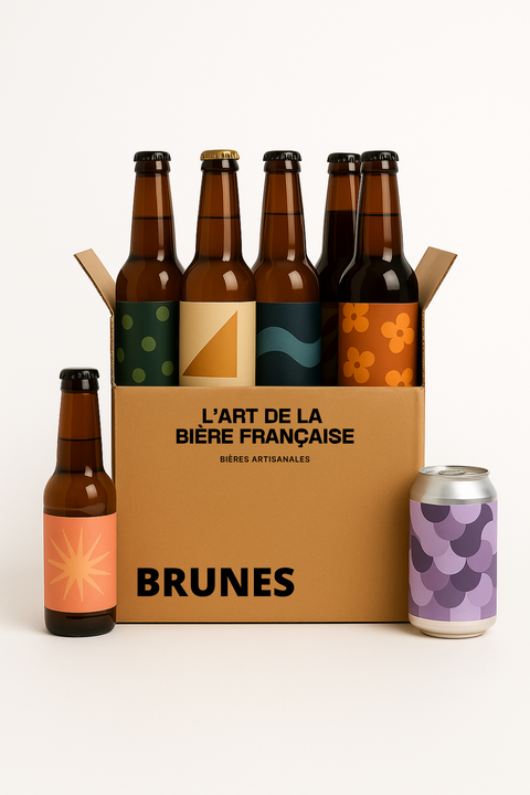 Coffret Bières Brunes Artisanales - L'Art de la Bière